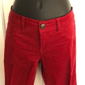 Red CABI straight leg pants